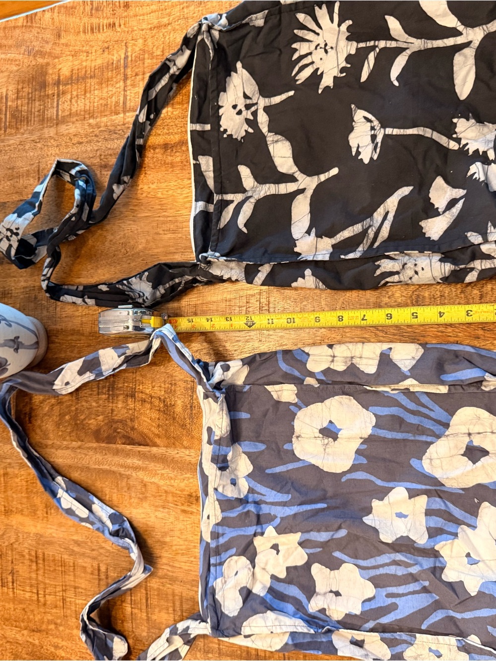 GLOBAL MAMA HANDMADE Women’s Floral Print Crossbody Bag - Blue & Black Options